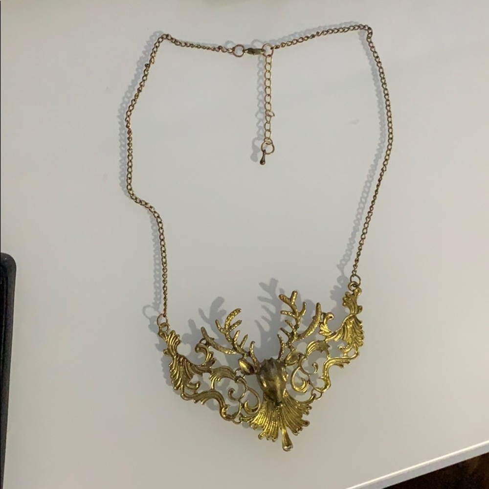 Deer necklace